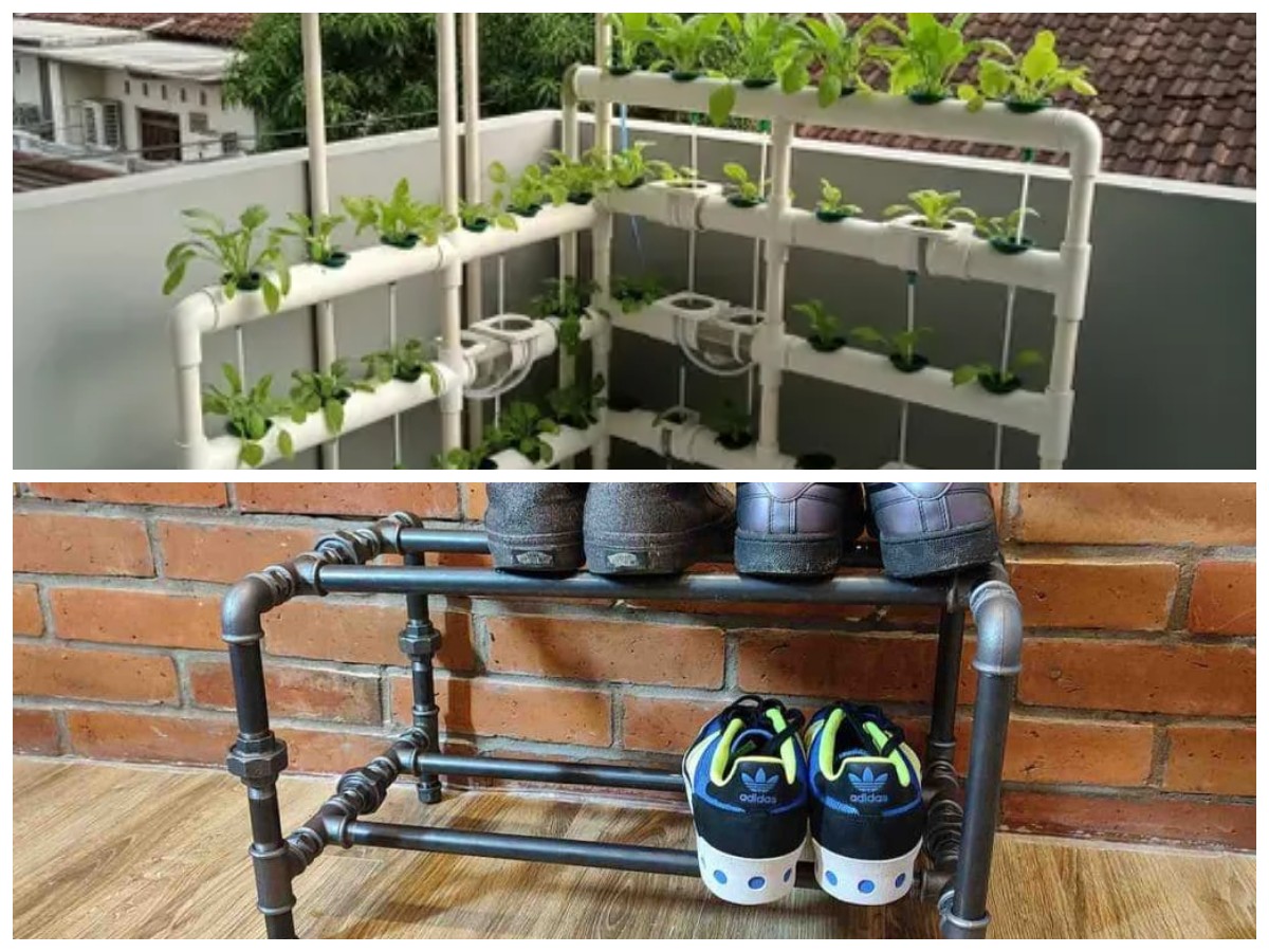 Inspirasi Rak Pipa PVC Bergaya Industrial 2026, Murah tapi Tetap Estetik!