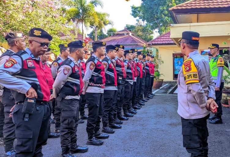 Polres Pagar Alam Kirim Personel BKO, Pengamanan Pilkada Empat Lawang