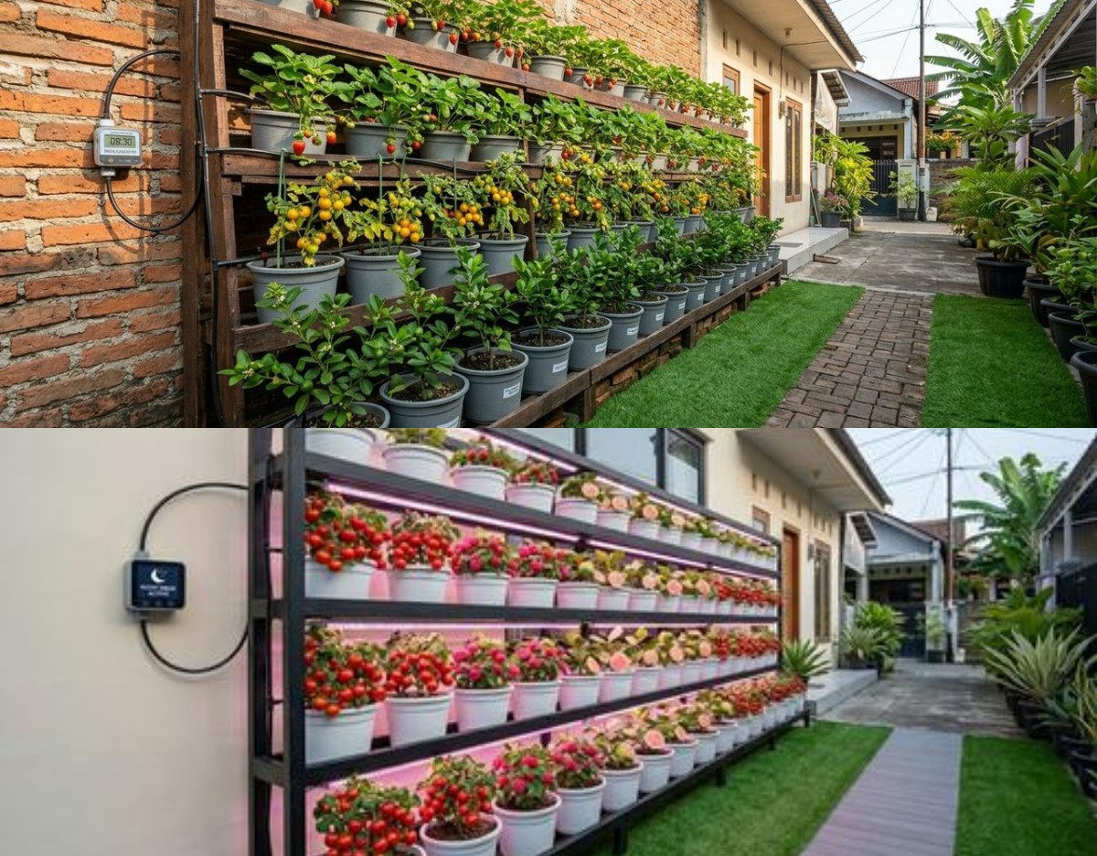 5 Inspirasi Kebun Buah Mini di Tembok Samping Rumah, Panen Terus Setiap Musim
