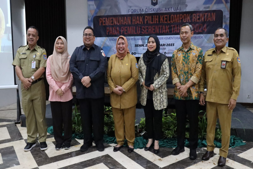 BSKDN Jaring Masukan Pakar Bahas Pemenuhan Hak Pilih Kelompok Rentan Jelang Pemilu 2024