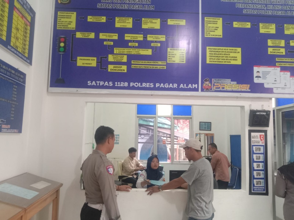 Permohonan SIM Didominasi Pemudik