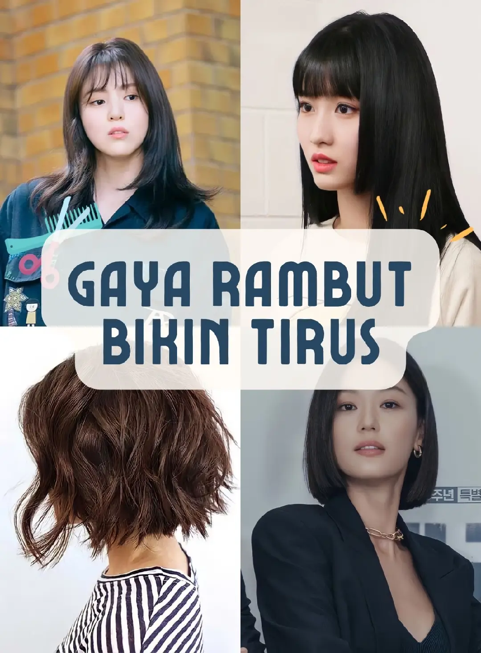Wajah Bulat? Jangan Khawatir! Cek 5 Model Rambut yang Bikin Kamu Tampil Percaya Diri!