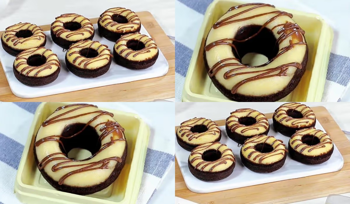 Brownies Donat Keju, Kombinasi Roti dan Brownies yang Menggoda