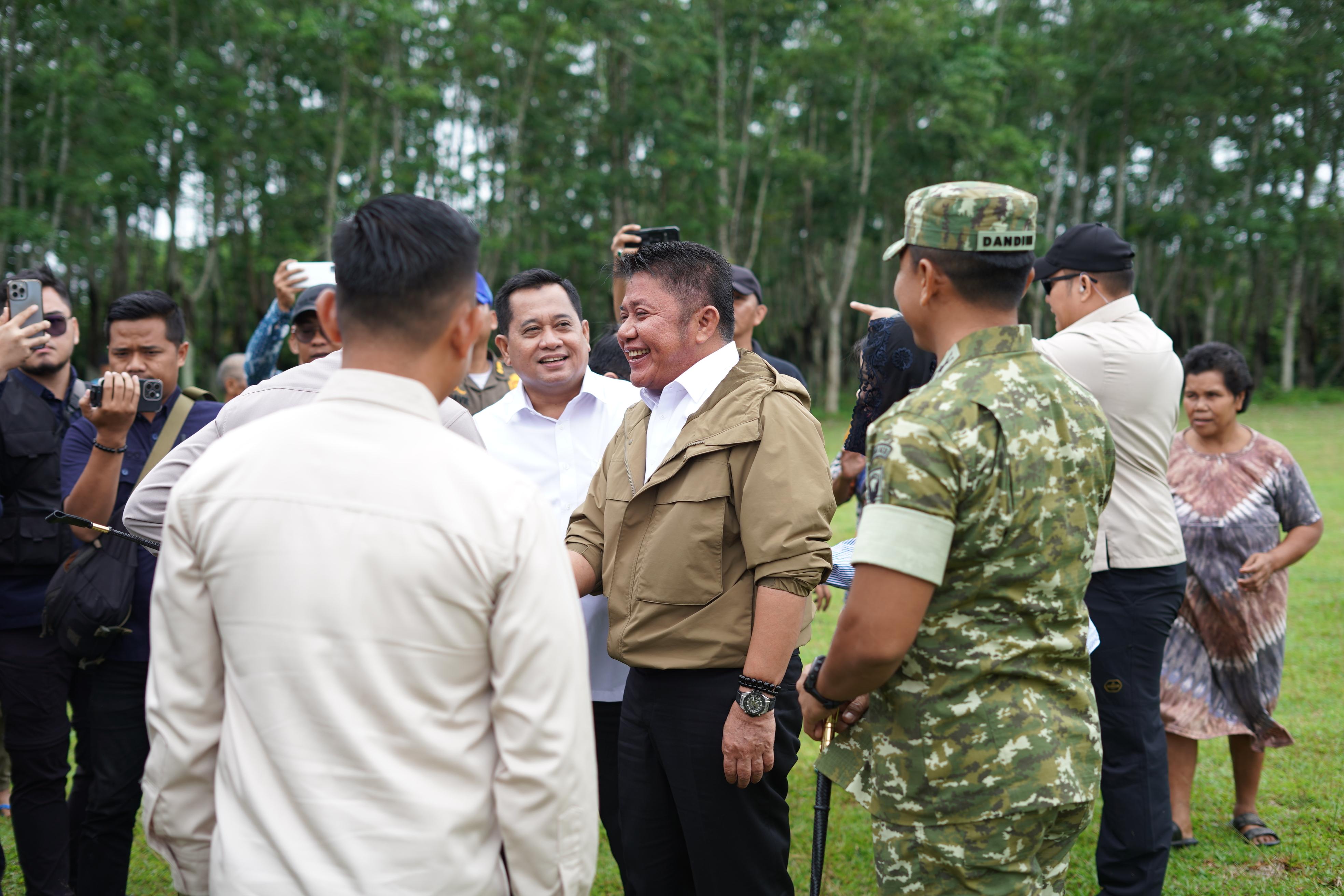 Resmikan Jalan Sengaji Desa Palau Harapan, Herman Deru Harap Bisa Bermanfaat untuk Masyarakat