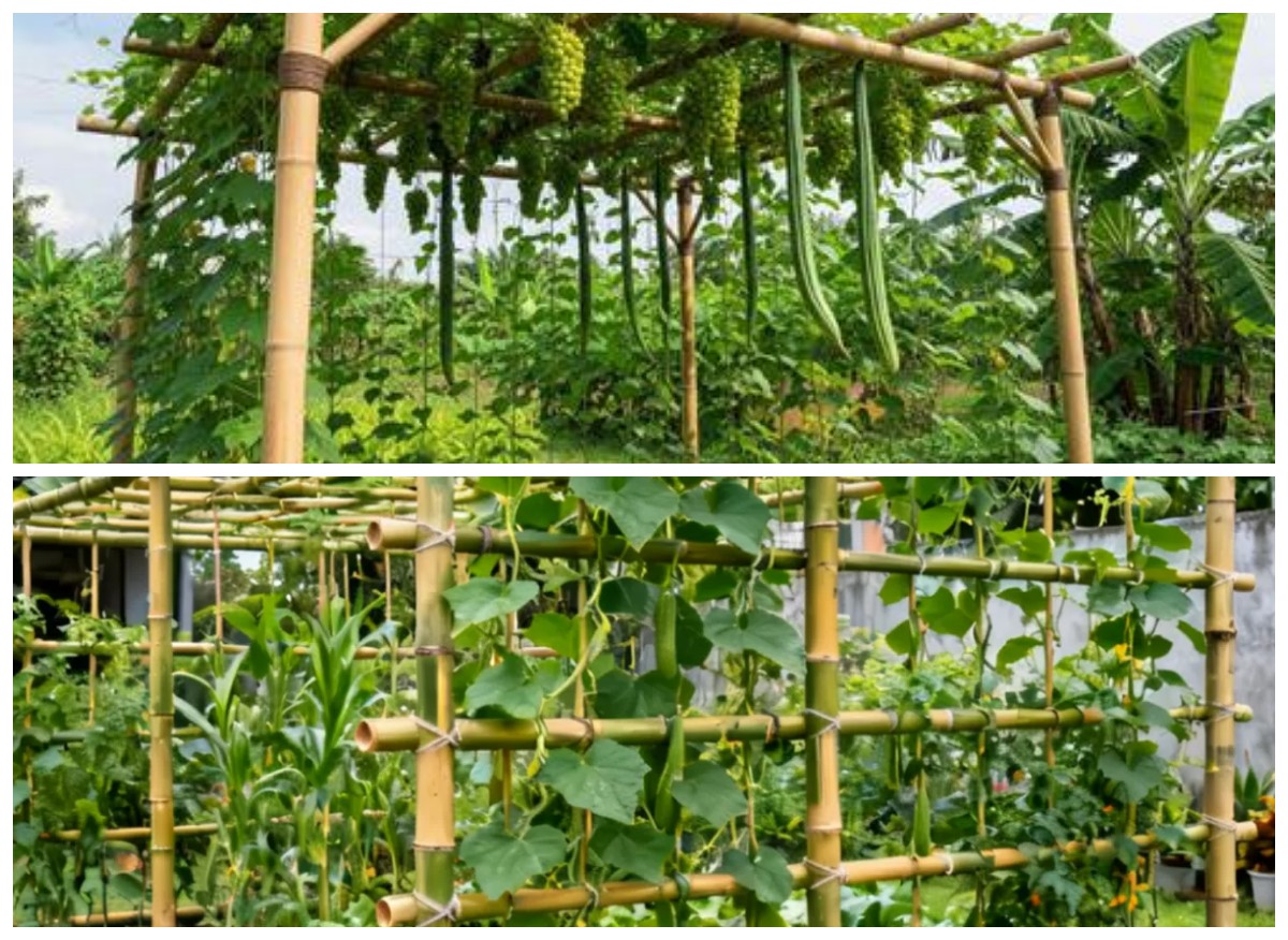 7 Cara Membuat Rambatan Sayur dari Bambu untuk Lahan Sempit: Praktis, Kuat, dan Hemat Biaya