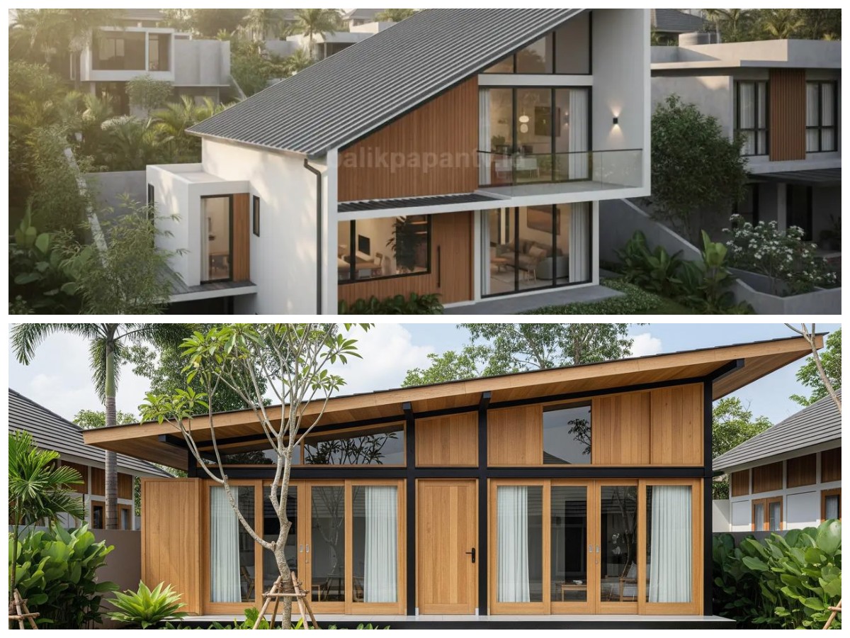 7 Desain Rumah Minimalis Atap Sandar Modern: Tampilan Sederhana tapi Tetap Stylish