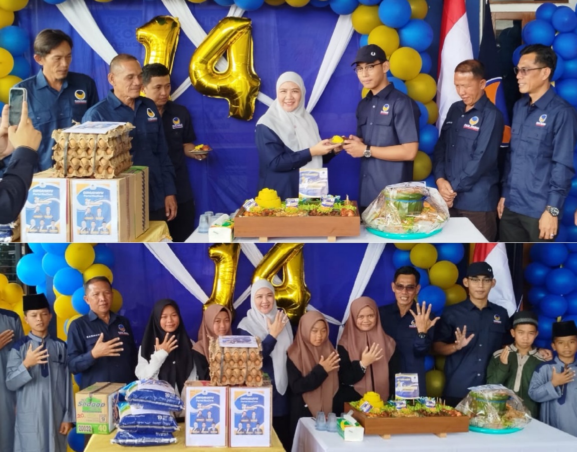 Nasdem Pagar Alam Tasyakuran HUT ke-14, Hj Jenni : Momen Refleksi Membawa Perubahan Untuk Masyarakat