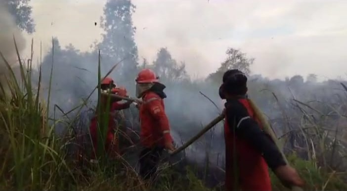 Waspada, Kekeringan dan Karhutla di Sumsel Mulai Meningkat, Siaga.