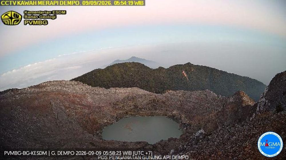 Trekam Tremor, Gunung Dempo Masih Level II Waspada 