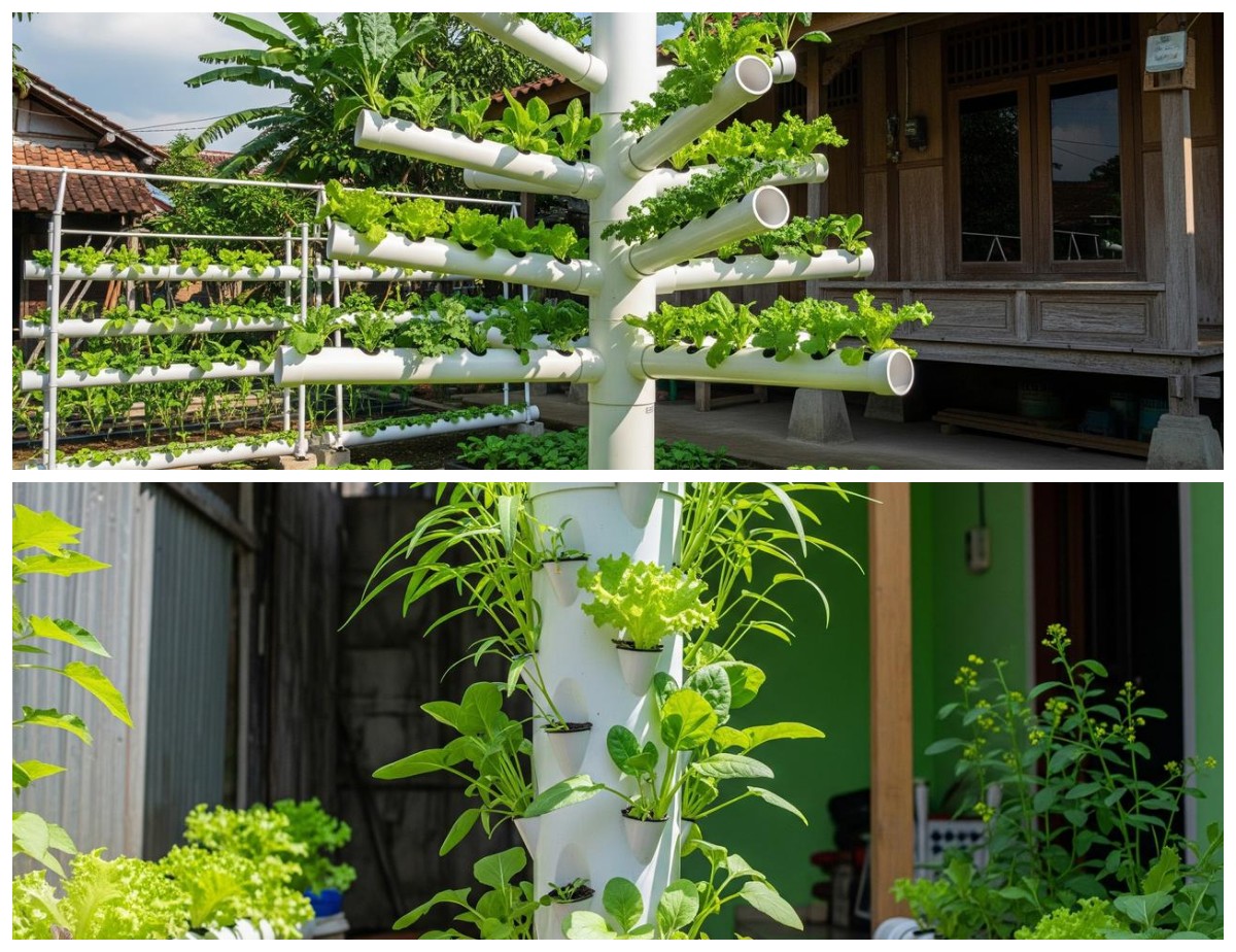Solusi Lahan Sempit 2026: Cara Rakit Tower Garden PVC, Hemat Air 90% dan Panen Tiap Hari!