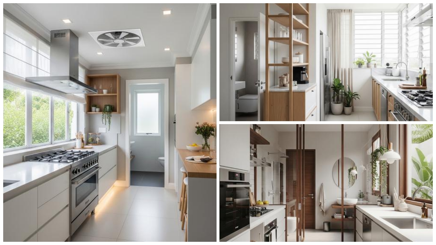 7 Model Dapur Minimalis Dekat Kamar Mandi yang Tidak Pengap untuk Hunian Modern 2026