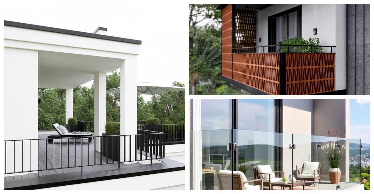 13 Desain Pagar Balkon Lantai 2 Terbaru yang Modern dan Estetik untuk Hunian Masa Kini