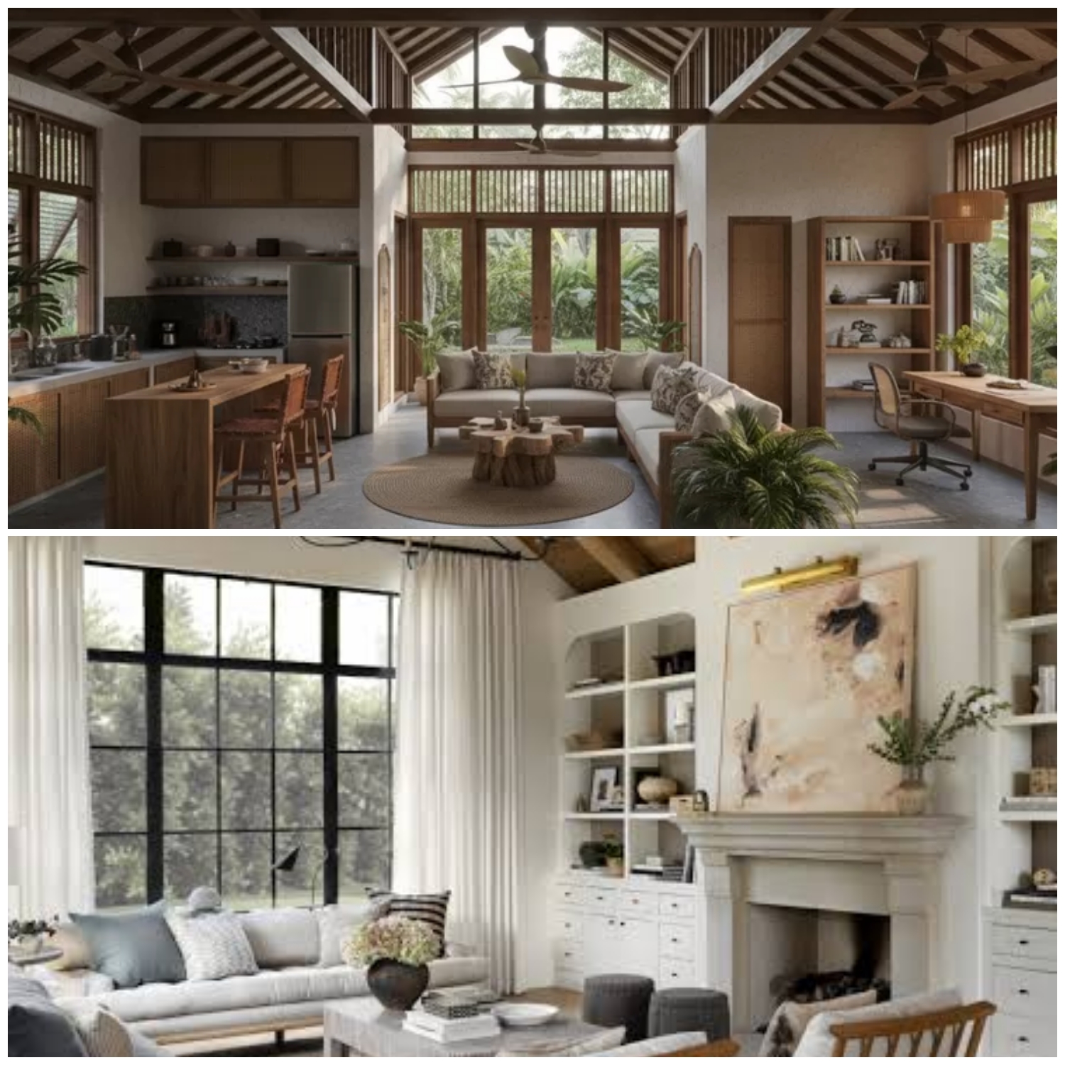 Rahasia Ruang Lega: Eksplorasi Atap Tanpa Plafon untuk Karakter Interior yang Artistik dan Ikonik