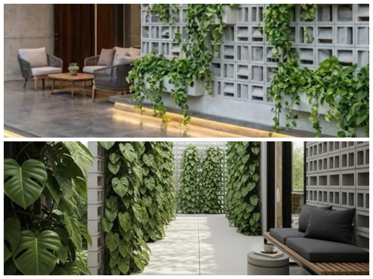 Bikin Rumah Lebih Adem! 7 Desain Teras Roster Modern yang Cantik Dipadu Tanaman Rambat