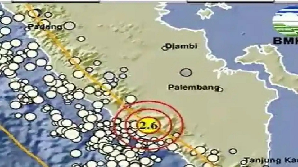 Gempa Magnitudo 2,5 Guncang Pagar Alam