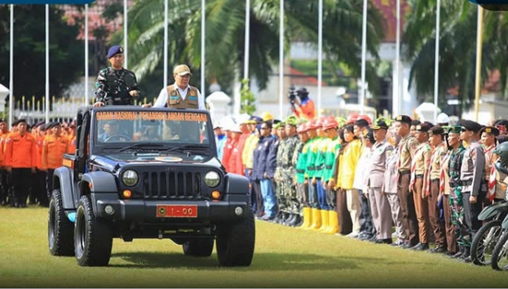 Hadapi Ancaman Karhutla, Menko Polkam Pimpin Apel Siaga di Sumsel
