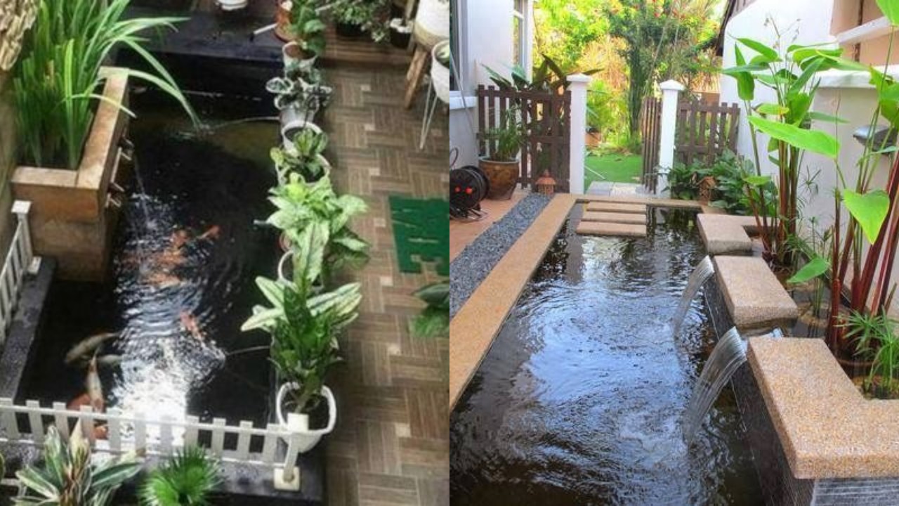 Inspirasi Kolam Ikan Minimalis di Sudut Depan Rumah, Tampilan Auto Estetik!