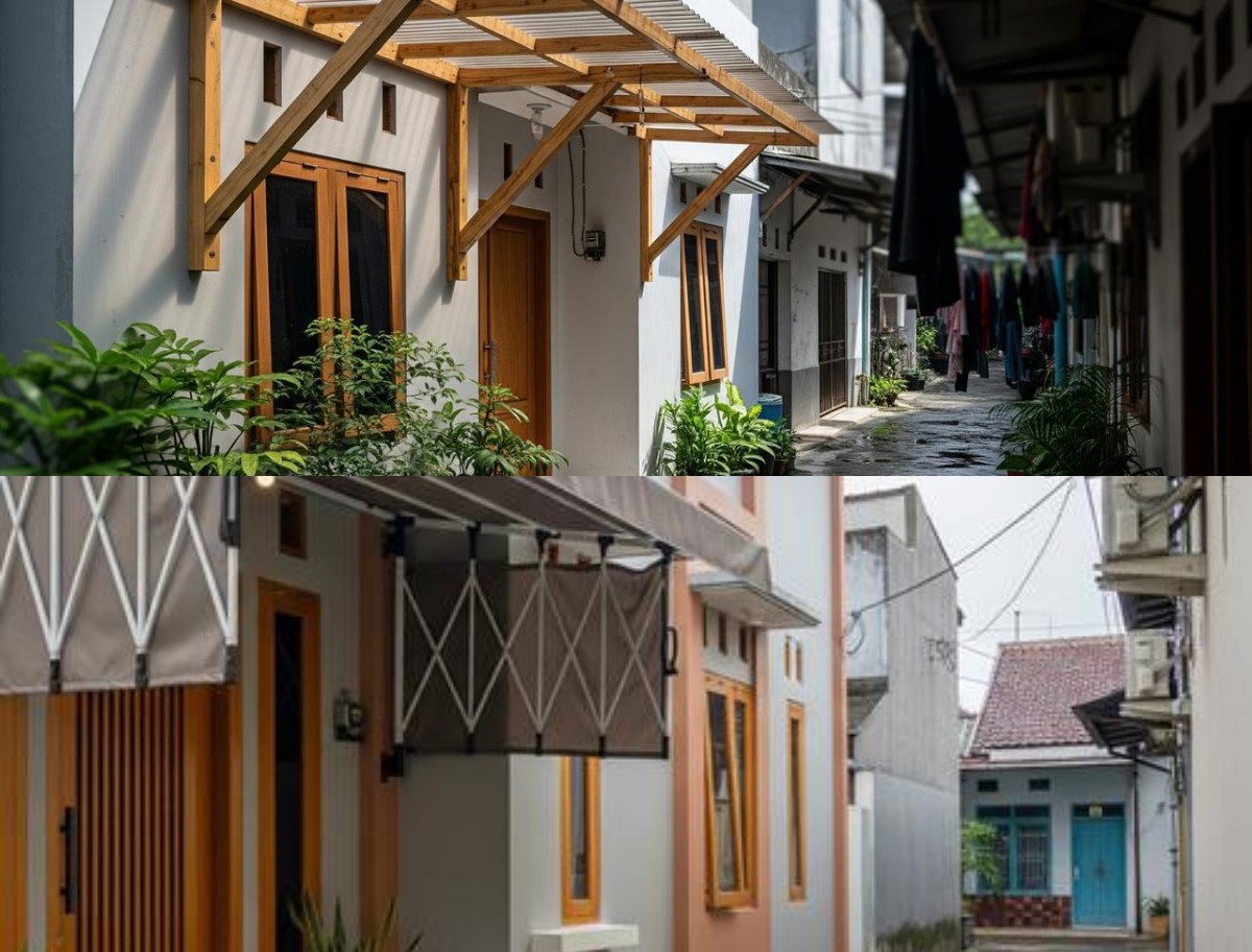 Gang Sempit Tetap Cantik! Ini 9 Model Kanopi Minimalis yang Bikin Rumah Kamu Terasa Luas dan Adem