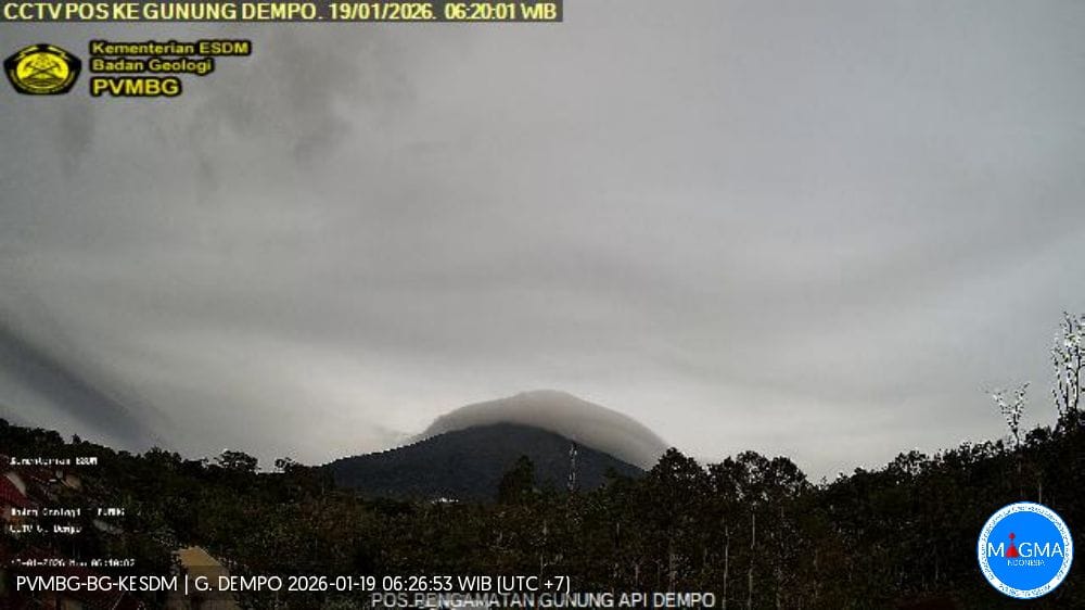 Gunung Dempo Masih Waspada Level II: Masyarakat Diminta Jaga Jarak dari Kawah