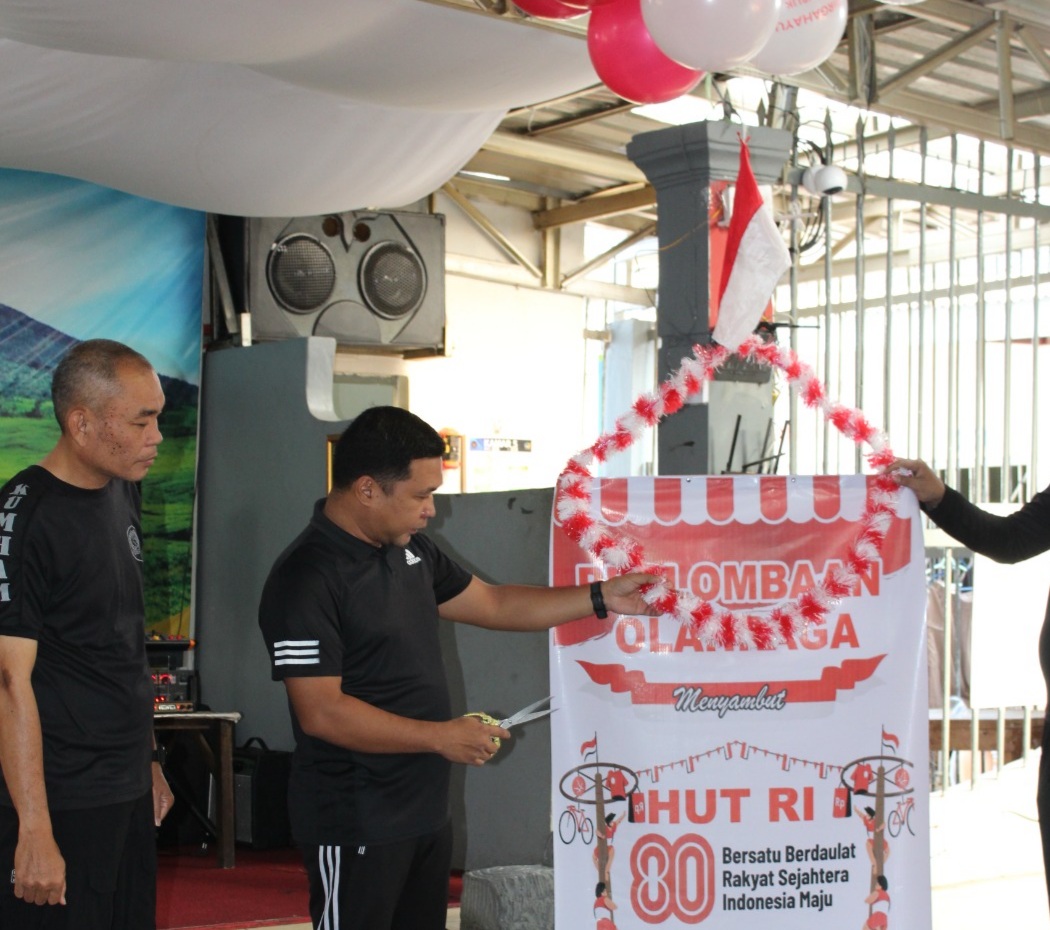 Meriahkan HUT RI ke-80, Lapas Pagar Alam Gelar Pekan Olahraga untuk Pegawai dan Warga Binaan