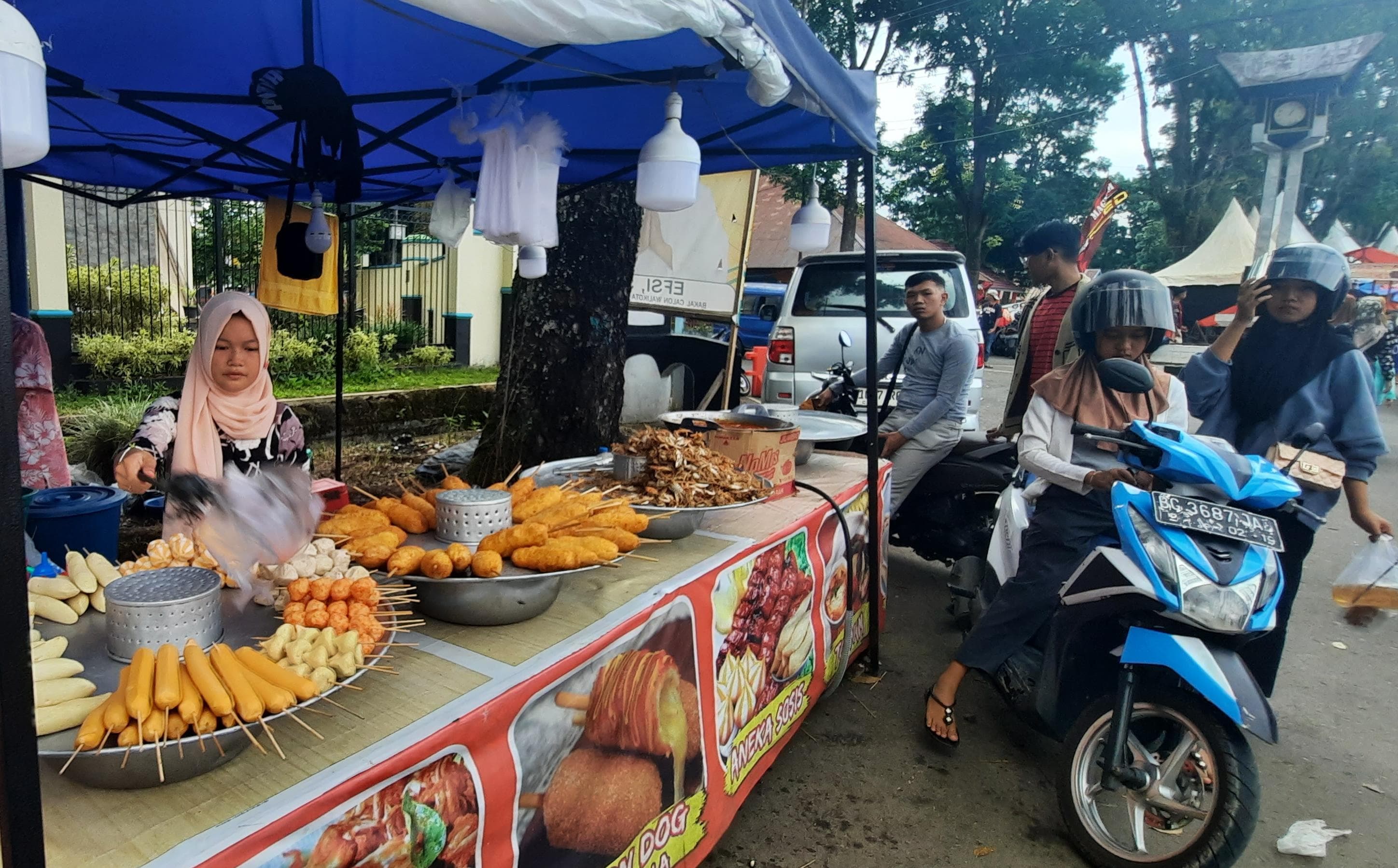 Korean Streetfood Mencuri Perhatian di Besemah Expo 2024 Kota Pagaralam