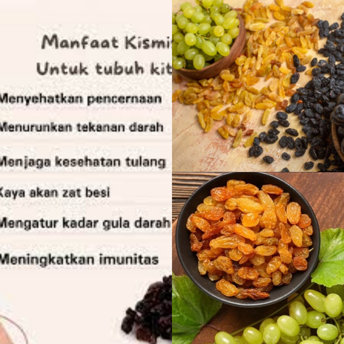 Ingin Tulang Sehat dan Kuat? Cobalah Manfaat Kismis Ini!