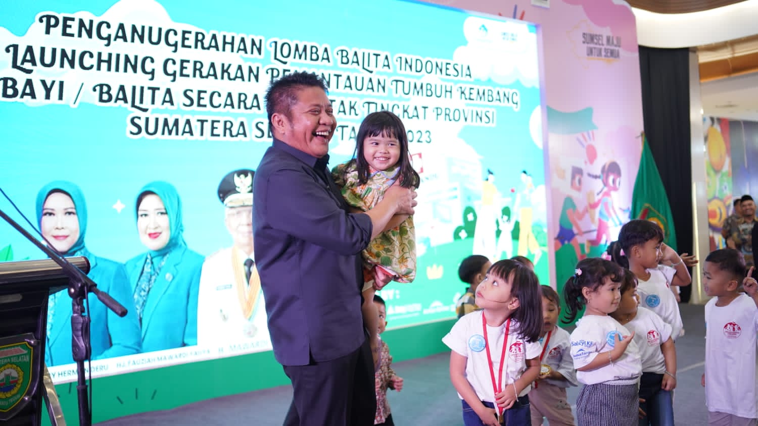  Cegah Anak Stunting, Pemprov Sumsel Launching Gerakan Pamantauan Tumbuh Kembang Balita Se-Sumsel