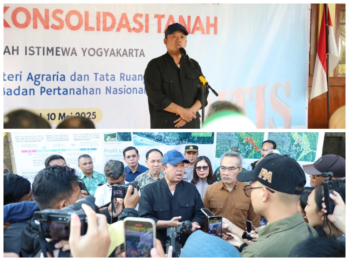 Warga Parangtritis Terima Sertipikat Konsolidasi Tanah, Menteri ATR/BPN: Gunakan untuk Tingkatkan Kesejahteraa