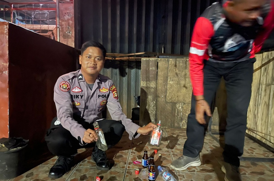 Polres Pagar Alam Gelar KRYD, Bubarkan Balap Liar dan Temuan Miras Dijual Bebas