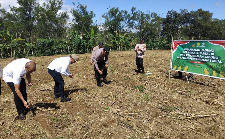 Polsek Dempo Tengah Gencarkan Swasembada Pangan