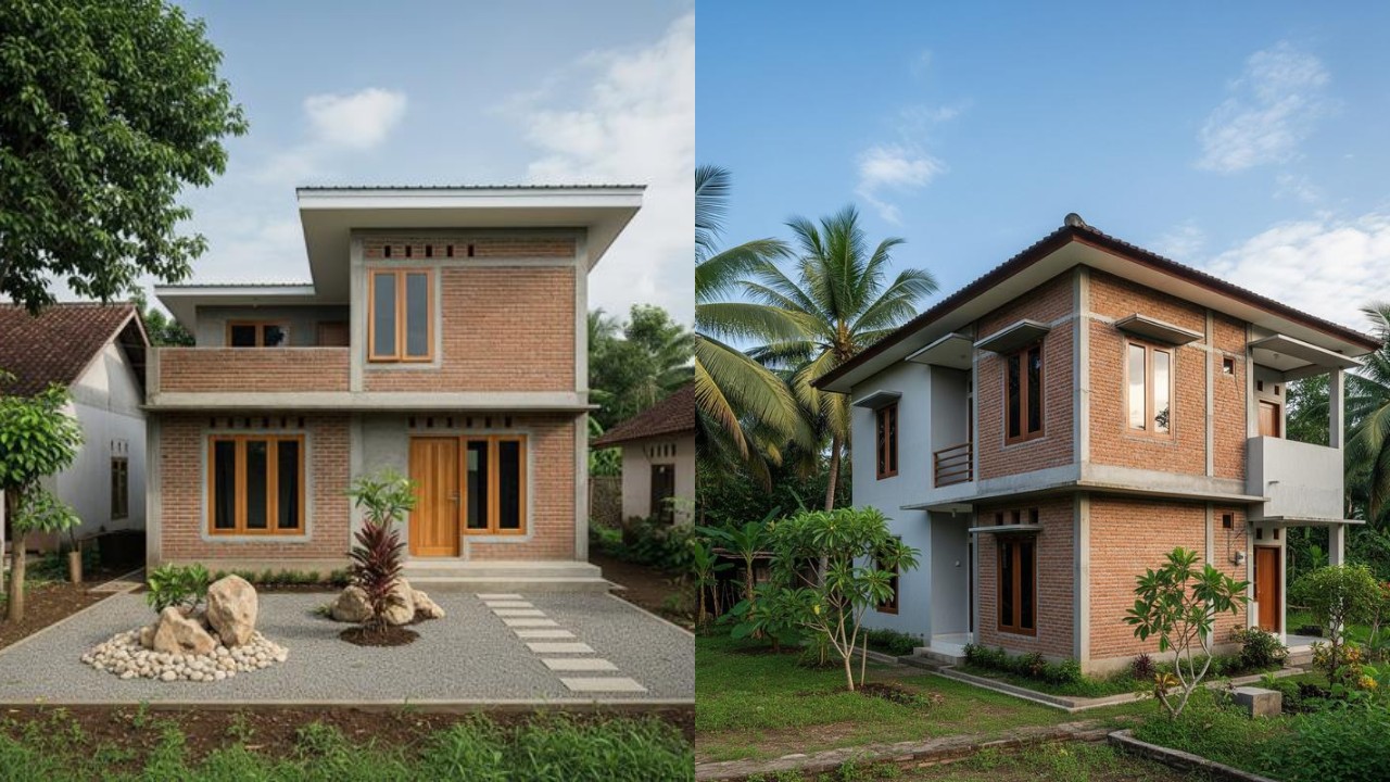 Inspirasi Desain Rumah Sederhana 2 Lantai di Desa yang Nyaman dan Hemat Biaya!