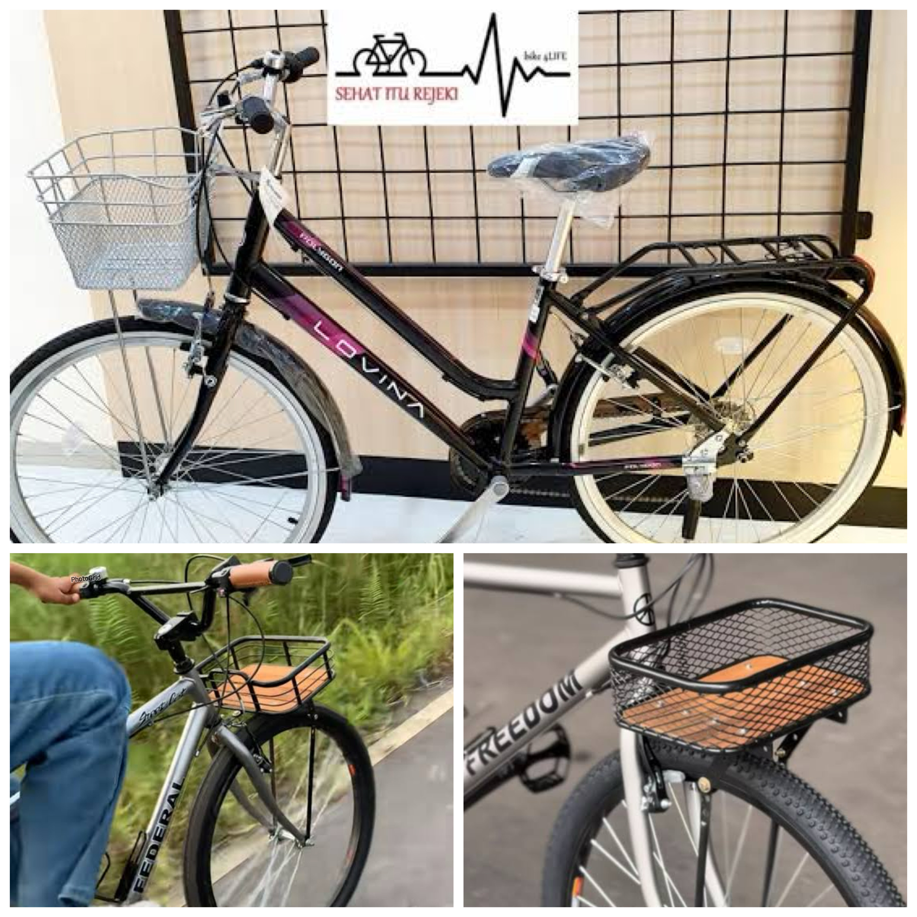 Sepeda Kalcer Lagi Tren! 5 Pilihan Keranjang Stylish Harga Ramah Kantong!