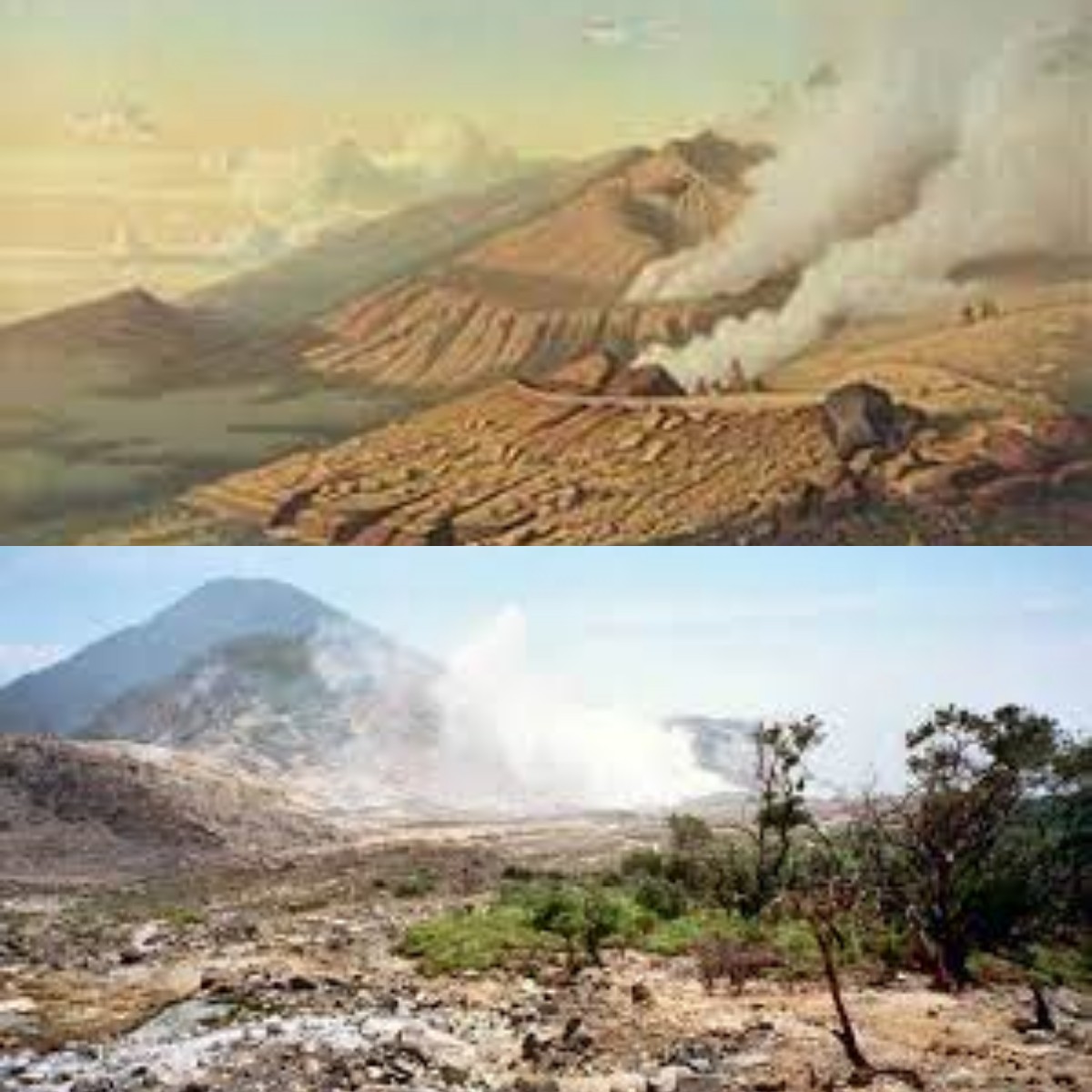 Mengulik Sejarah Letusan Gunung Papandayan di Garut 