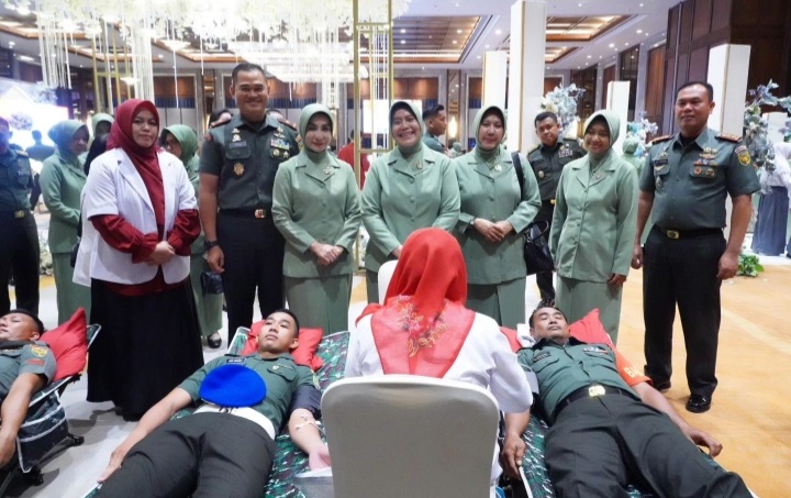 BRAVO Prajurit TNI, Donor Darah HUT Persit Ke-78