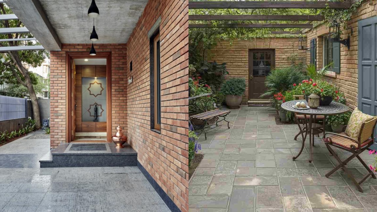 Teras Rumah Bata Ekspos yang Sederhana Namun Bikin Tampilan Makin Aesthetic!