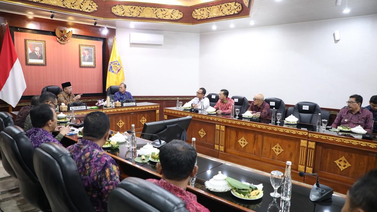 Percepat Sertifikasi Tanah, Menteri ATR/BPN Ajak Kolaborasi Kepala Daerah Bali