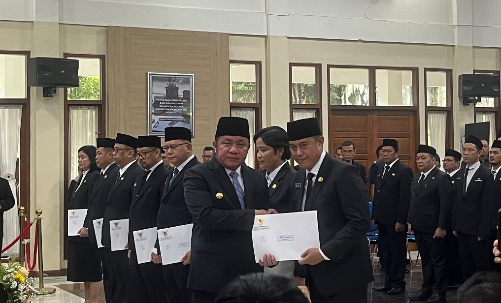 Penyegaran Birokrasi Pemprov Sumsel, Gubernur Lantik 154 Pejabat