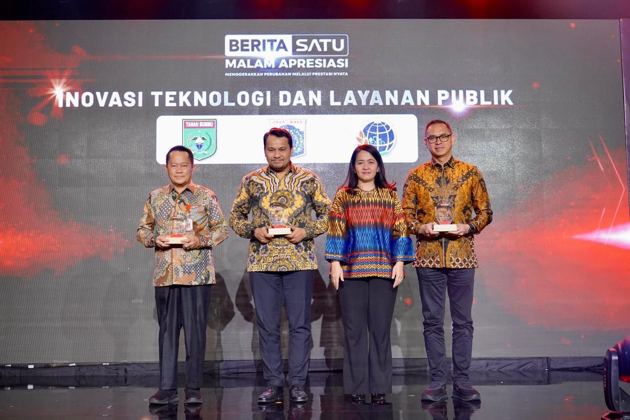 ATR/BPN Raih Apresiasi BeritaSatu 2025 Berkat Inovasi Teknologi Pelayanan Publik