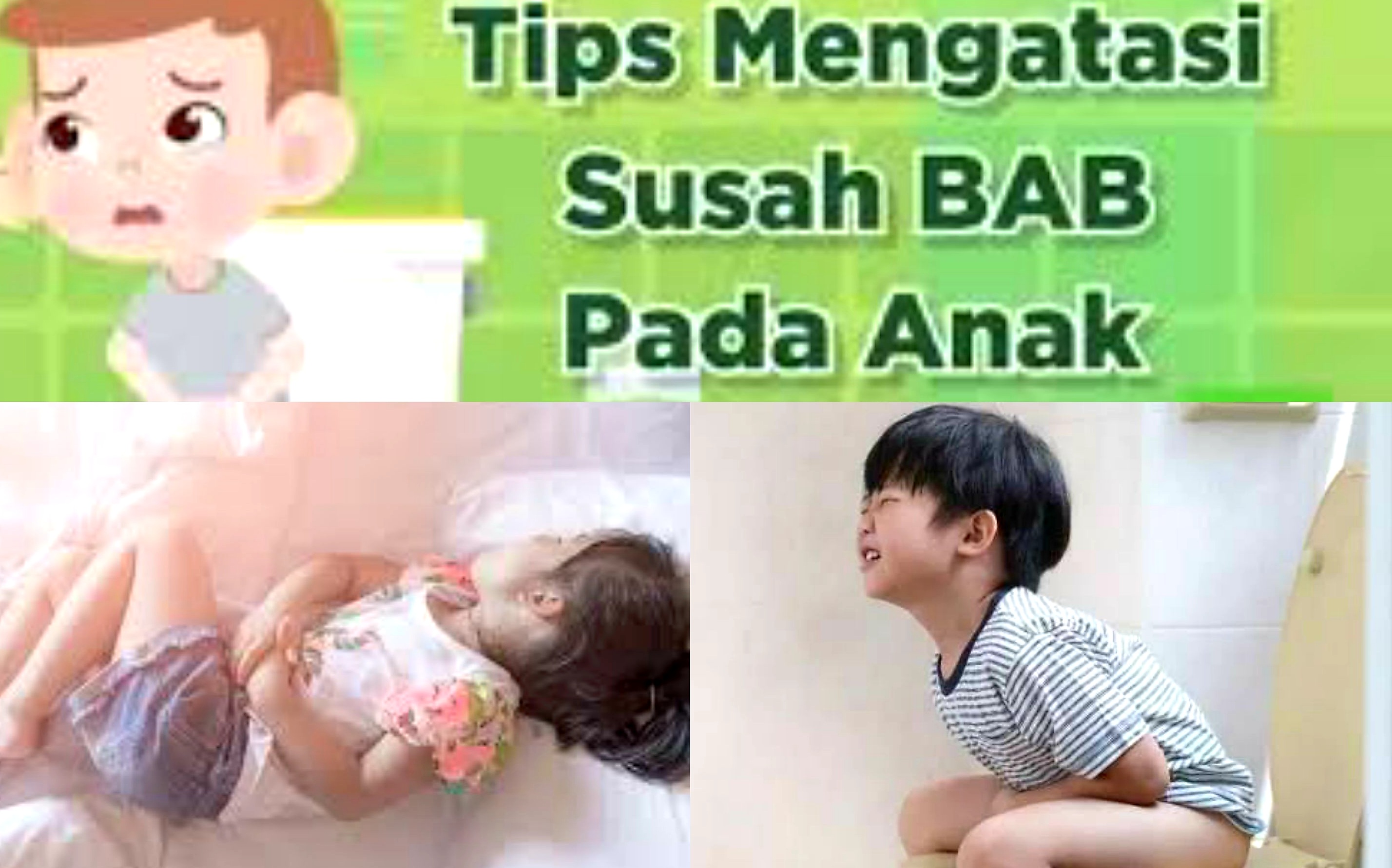 Sembelit dan Susah BAB Pada Anak. Begini Cara Penanganannya