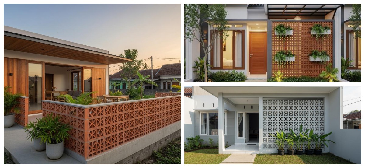 8 Inspirasi Roster Rumah Modern, Teras Lebih Terang Tanpa Kehilangan Privasi