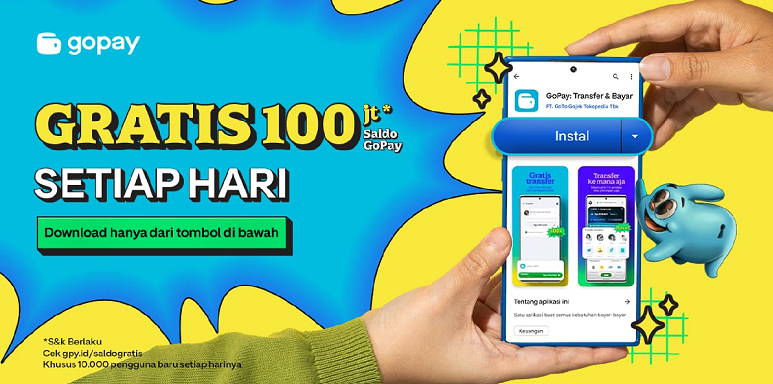 Rahasia Dapat Saldo GoPay Gratis! Begini Cara Mudahnya!