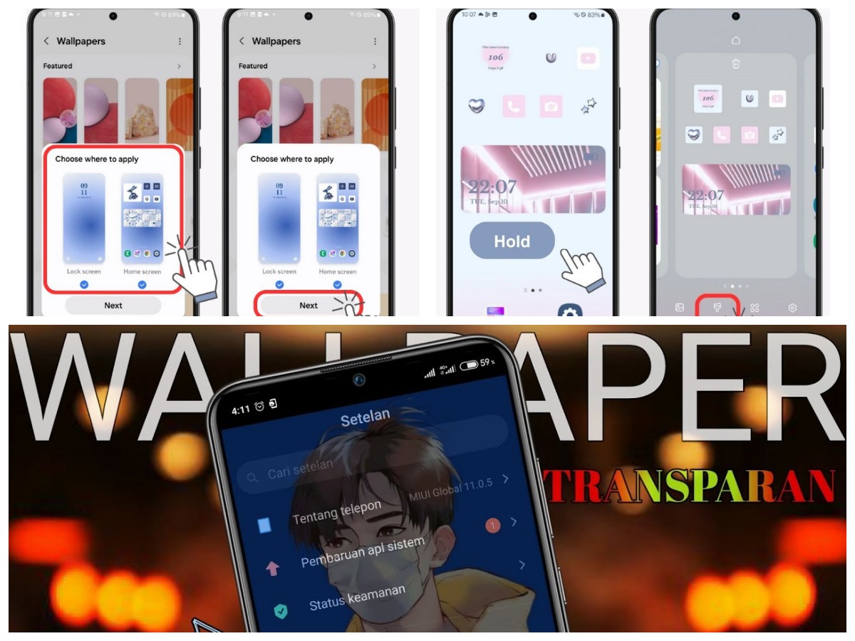 Cara Mudah Pasang Wallpaper Android Penuh Tanpa Terpotong