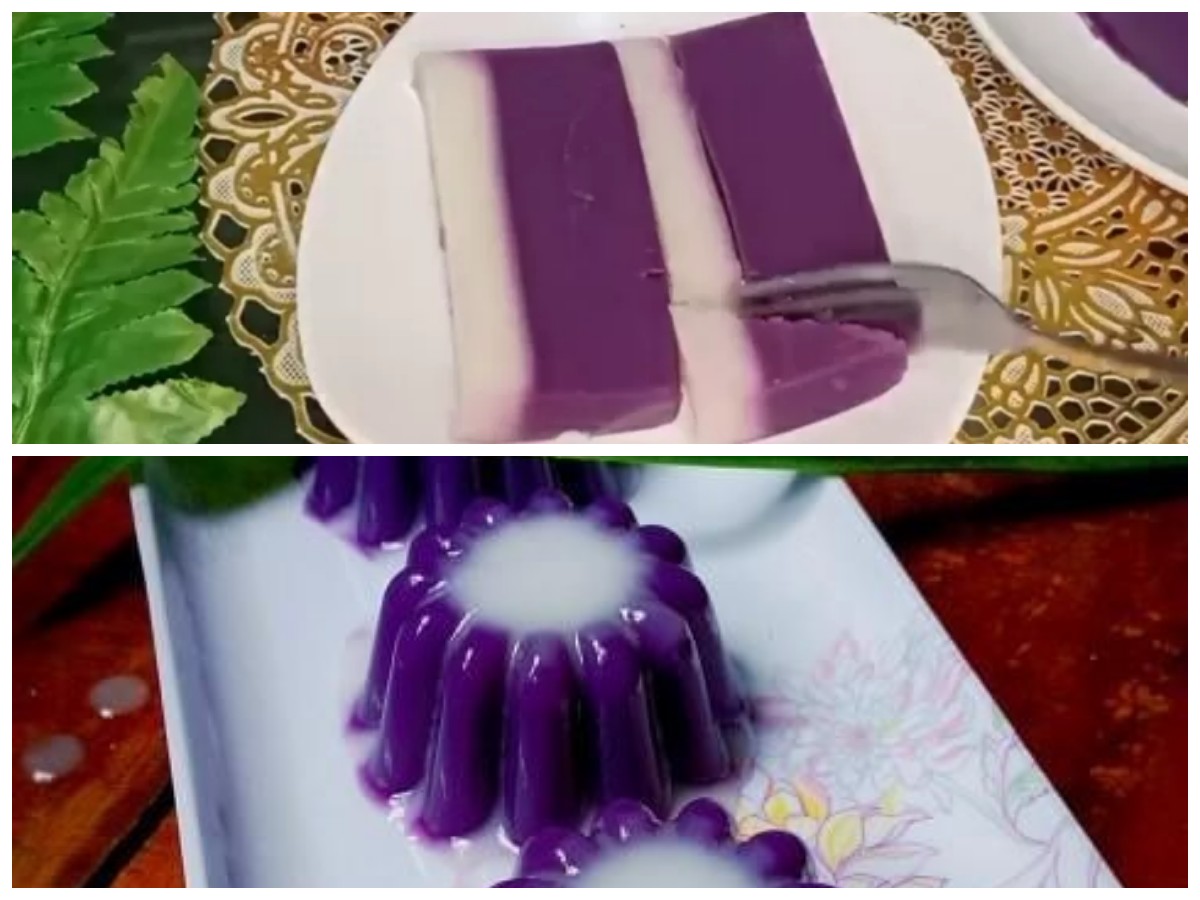 Kreasi Puding Santan Ubi Ungu: Dessert Cantik yang Pas untuk Acara Spesial