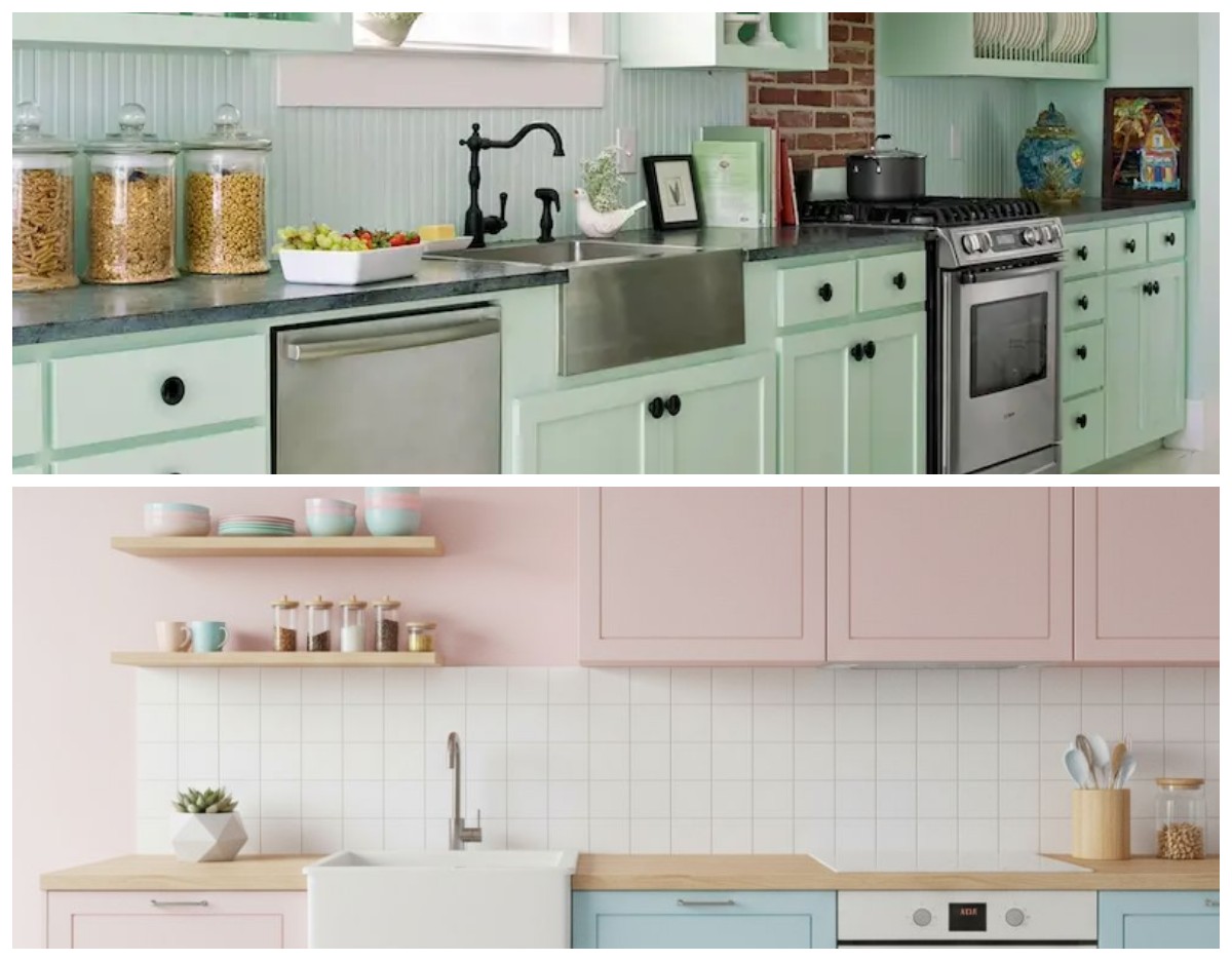 Memasak Lebih Happy! Tren Dapur Warna Pastel Kembali Hits, Hadirkan Kesan Luas dan Estetika Retro-Modern