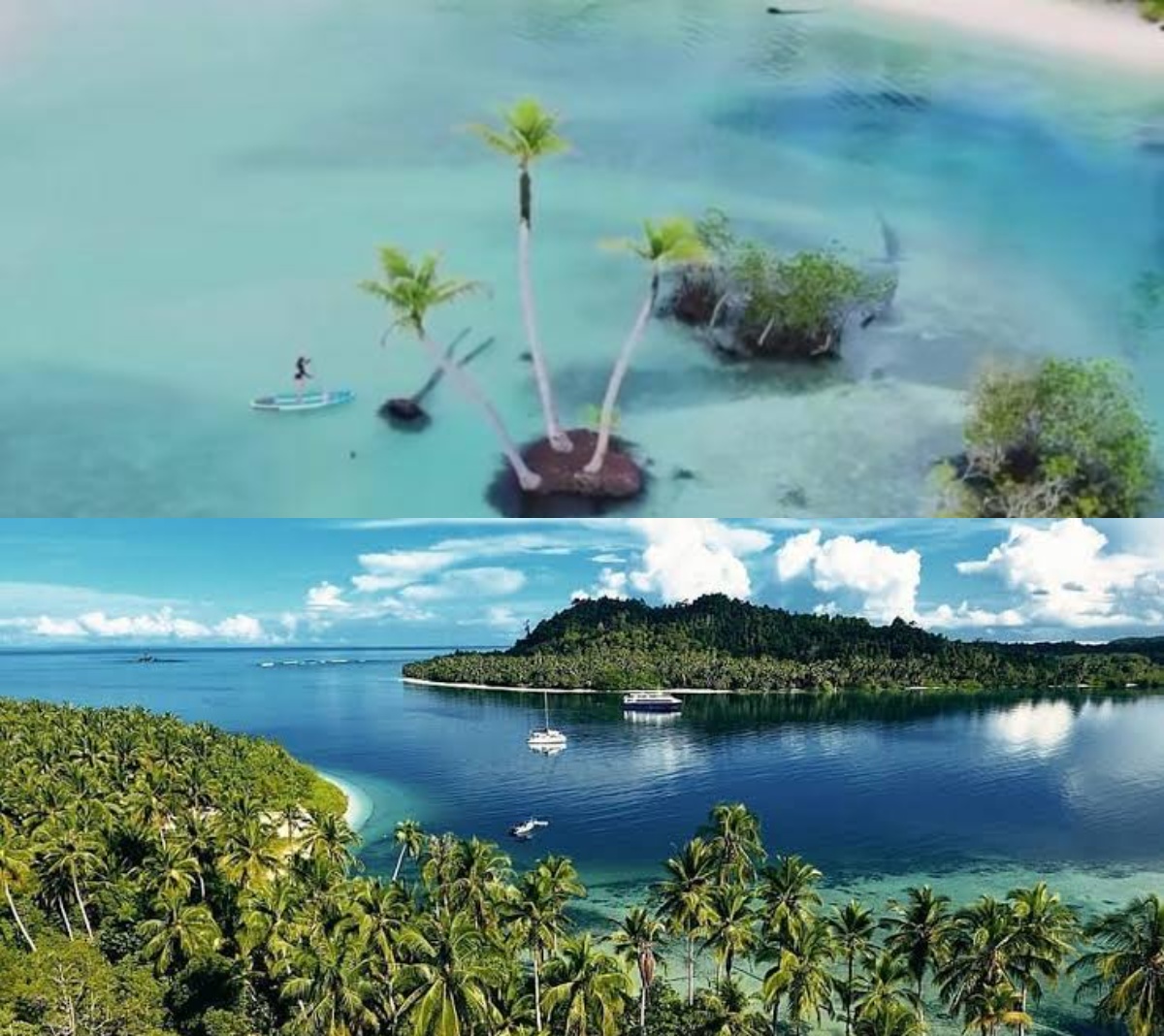 Pesona Pulau Awera yang Mirip Bikini Bottom. Ternyata Ini Lokasi dan Daya Tariknya