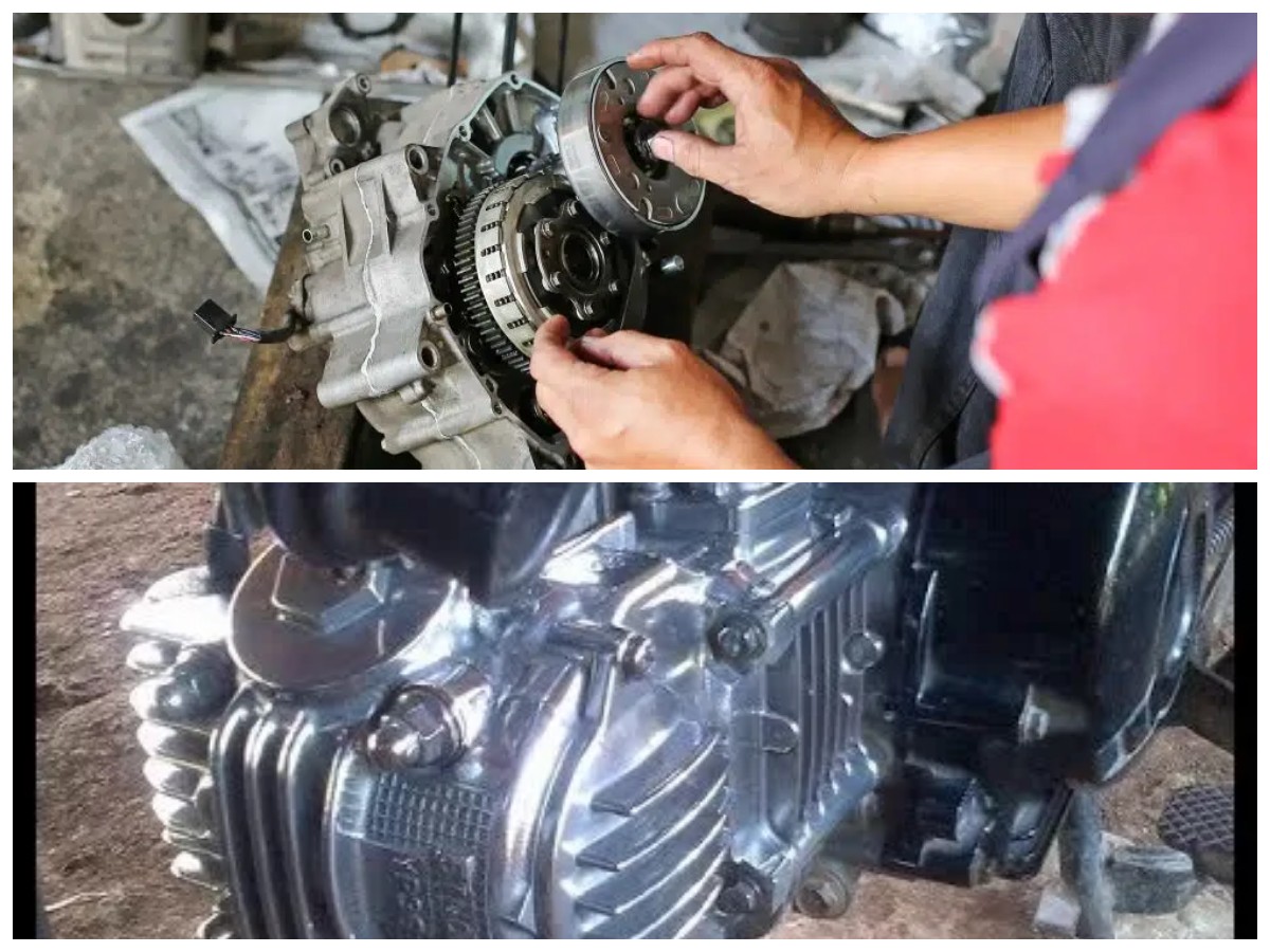 Gak Perlu Ribet! Begini Cara Hilangkan Kotoran Membandel di Mesin Motor