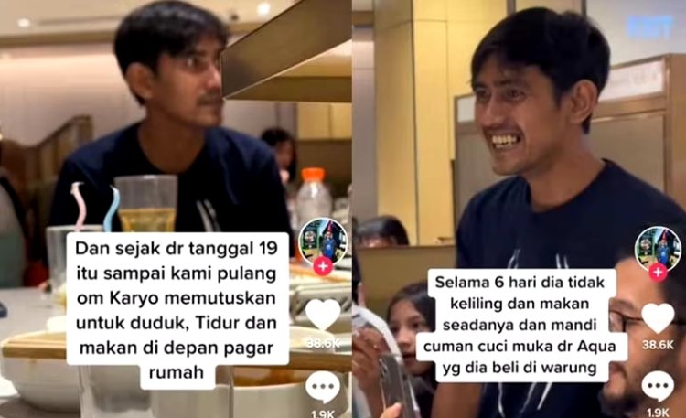 Lagi Viral, Ini Kisah Tukang Sol Sepatu yang Rela 6 Hari Jaga di Depan Gerbang Rumah