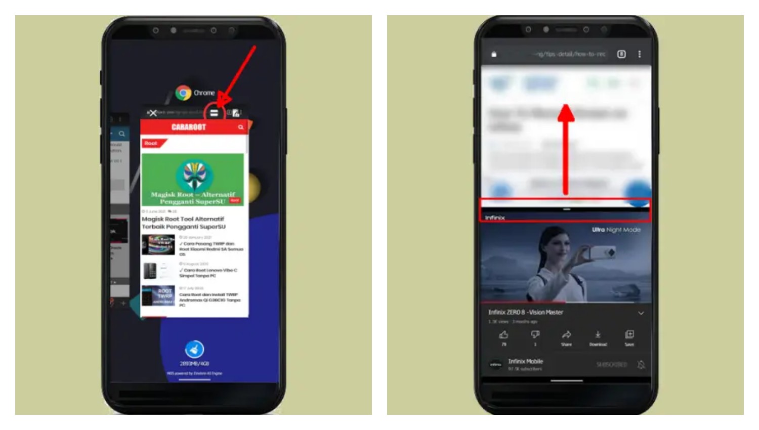 Split Screen di HP Infinix Cuma Butuh Beberapa Detik, Ini Caranya!