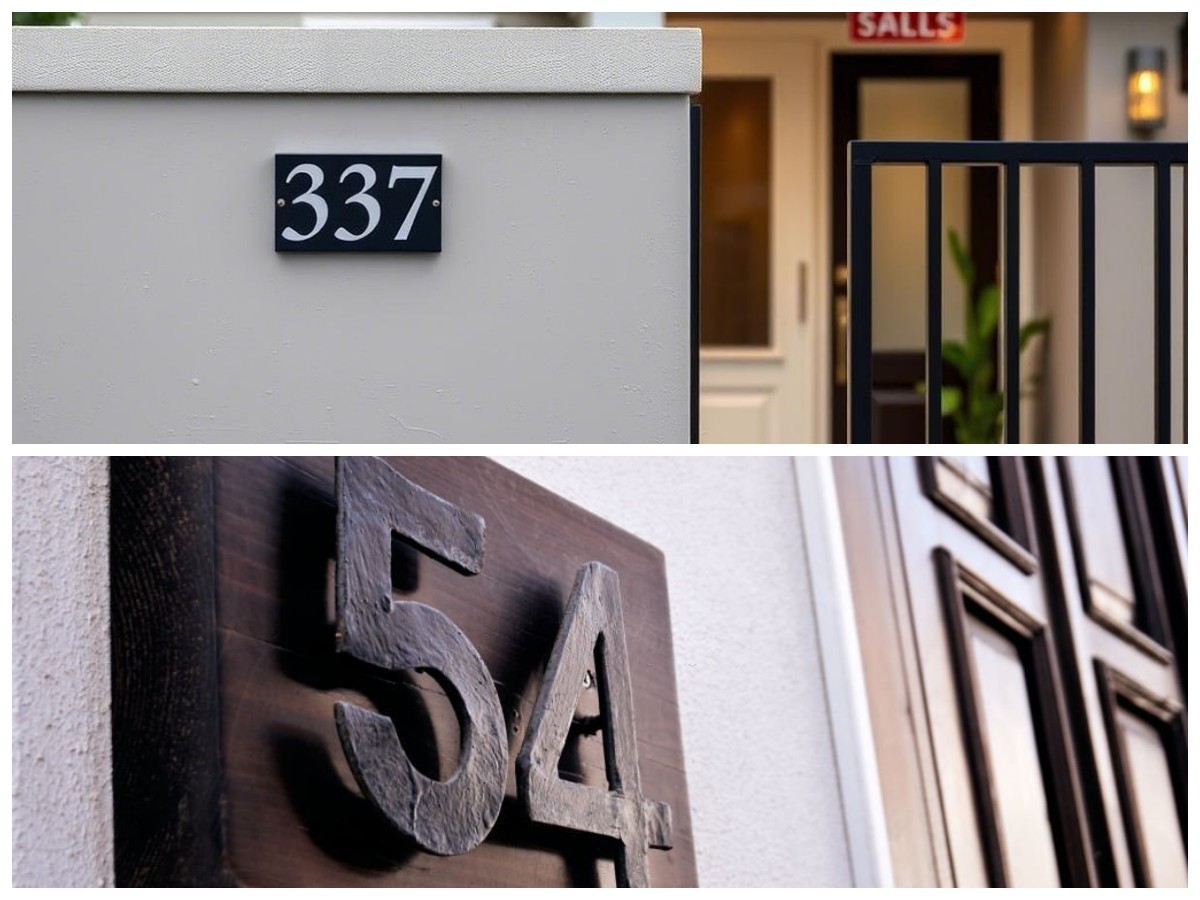 Ide Nomor Rumah Unik dan Estetik, Bikin Tampilan Fasad Makin Berkelas