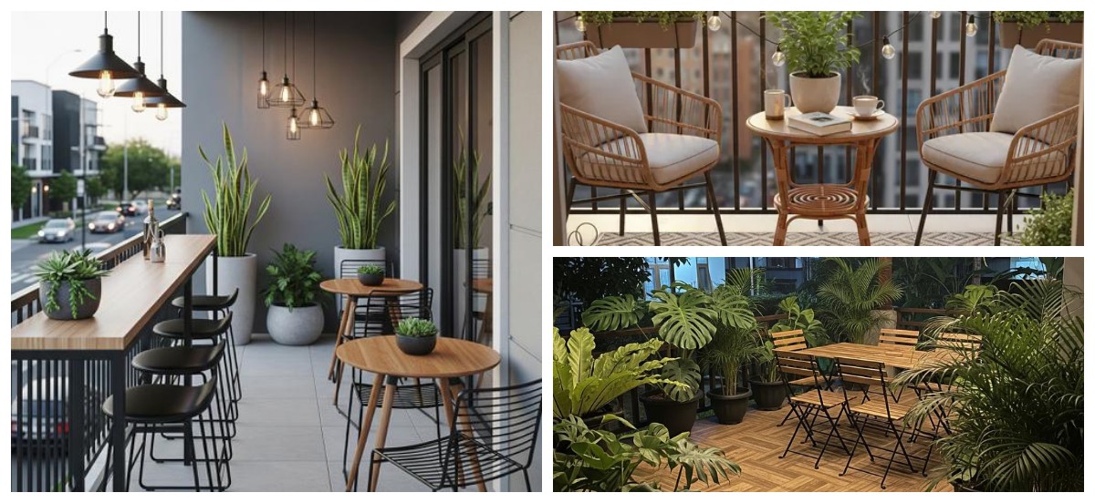 8 Desain Balkon Rumah Bergaya Kafe, Bikin Waktu Sore Makin Nyaman!